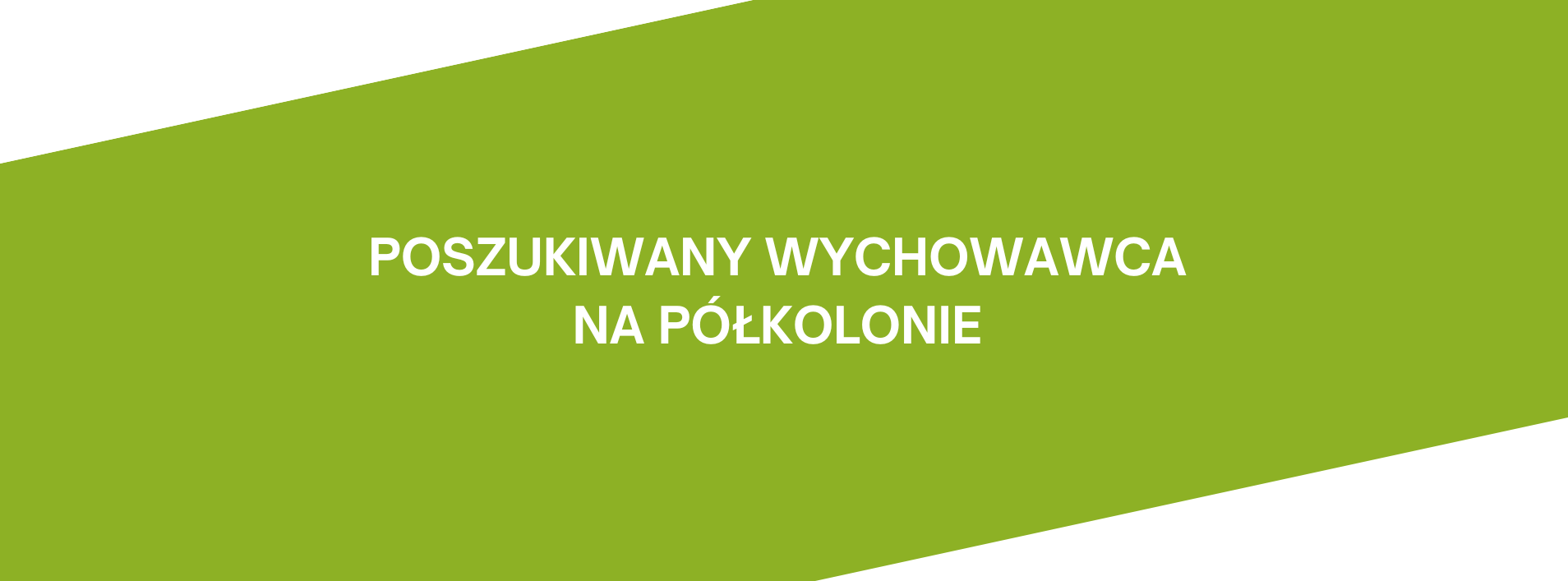 Ogłoszenie – praca